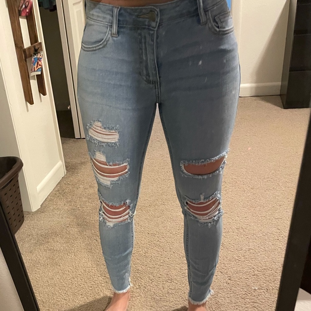 Cello light distressed skinny jeans - Picture 7 of 7